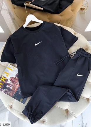 Спортивний костюм nike штани + футболка 5 кольорів розміри 42-464 фото