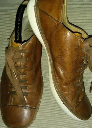 Кожаные кроссовки(кеды, слипоны) clarks 43- 43 1/2 размер (28,8 см)1 фото