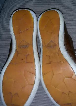 Кожаные кроссовки(кеды, слипоны) clarks 43- 43 1/2 размер (28,8 см)9 фото