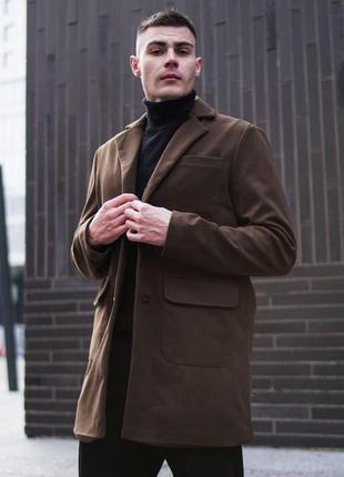 Чоловіче кашемірове пальто 5 кольорів, s-xl розміри1 фото