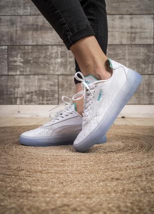 Жіночі кросівки puma cali diamond white, пума білі