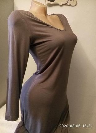 Сукня мокко міді