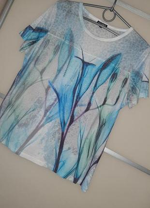 Красива ніжна футболка👍оверсайз