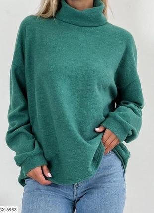 Женский свитер малинового цвета | 4 цвета9 фото