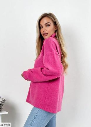 Жіночий светр малинового кольору  ⁇  4 кольори2 фото