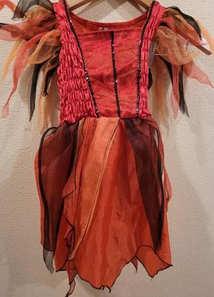 Плаття відьми відьмочки чаклунки колдуньи ведьмы хелловін гелловін хелловин halloween карнавальний костюм1 фото
