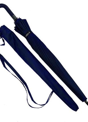 Женский зонт-трость, полуавтомат от toprain, синий (хамелеон), 01002-16 фото