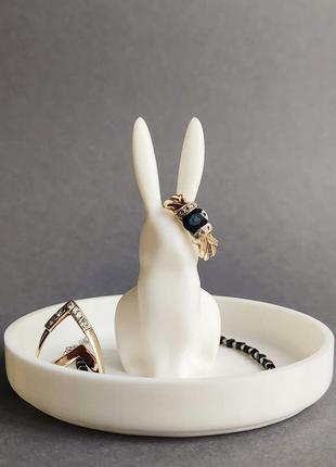 Подставка "bunny" для колец, украшений. 3d печать