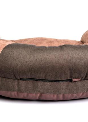 Диван-лежанка для кішок і собак foks (72х102х23) brown6 фото
