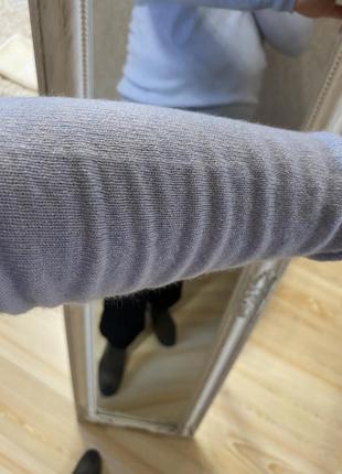 Бледно голубого цвета тонкий женский пуловер из кашемира 46-50 р3 фото