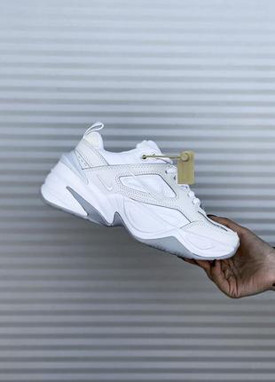 Женские кроссовки nike m2k monarch tekno white#найк