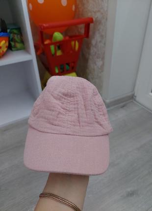 Кепка на девочку из муслина