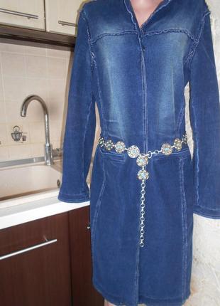 #gabriele  strehle#италия #теплое джинсовое стрейчевое платье, #