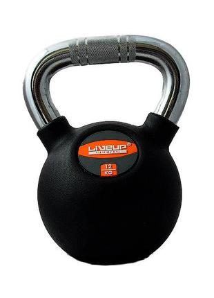 Гиря liveup rubber kettlebell