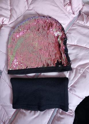 Набір шапка+хомут 9-12р.