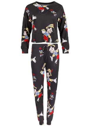 Пижама женская набор для сна со штанами домашняя одежда костюм классный прикольный  практичный