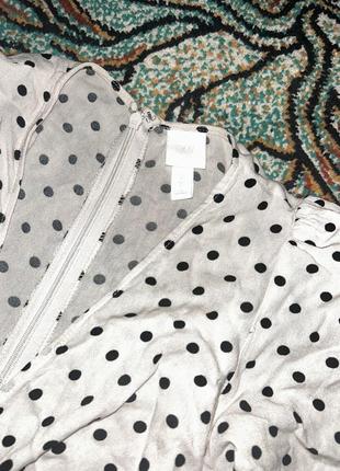 Максі сукня в горошок від h&m3 фото