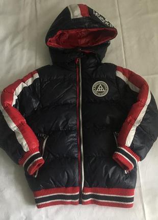 Теплая зимняя куртка 4 года замеры на фото