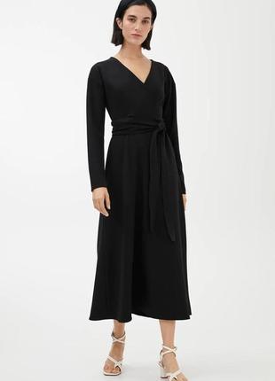 Сукня arket knotted jersey dress cos/ м