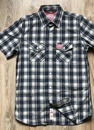 Бавовняна сорочка чоловіча superdry m