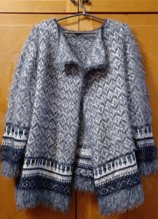 Брендовый стильный кардиган травка р.xl от c&amp;s yessica без застежек