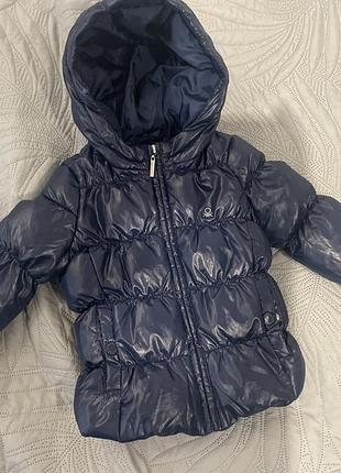 Суперский пуховик оригинал united colors of benetton