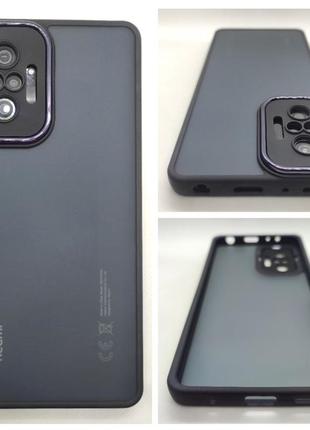 Матовий прозорий чохол, бампер для xiaomi redmi note 10 pro