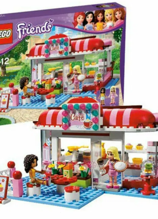 (реал фото) конструктор lego friends оригінал лего френдс кафе 3061