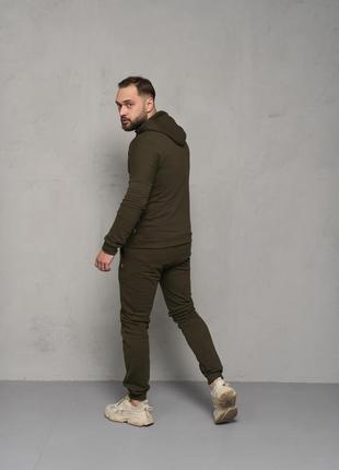 Хакі чоловічий спортивний костюм олімпійка штани