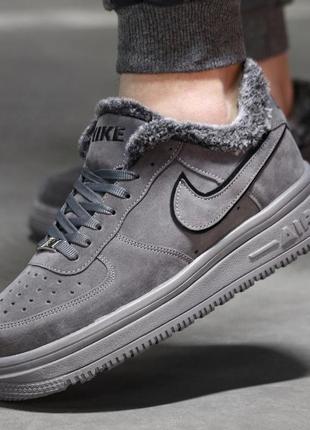 Мужские зимние замшевые кроссовки nike suede winter