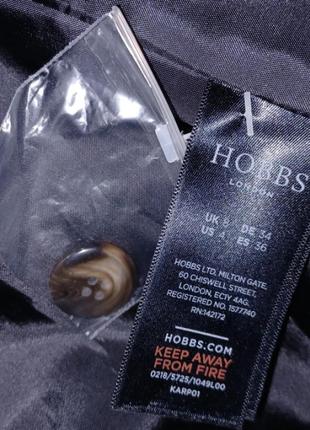 Брендовое шерстяное стильное платье по фигуре в клетку р. 8 от hobbs london3 фото