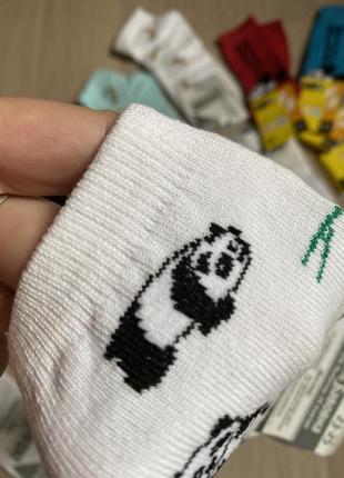 Носки детские и взрослые носки разные банан лапки панда2 фото
