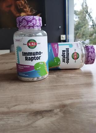 Dinosaurs, immuno-raptor, комплекс для поддержки иммунитета, апельсин, 60&nbsp;жевательных таблеток