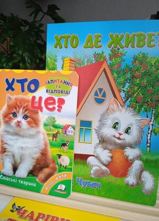 Набор картонных книг для детей