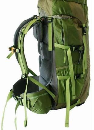 Туристический рюкзак tramp floki 50 л зеленый3 фото