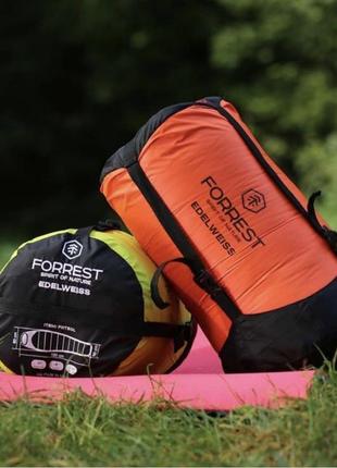 Спальний мішок forrest edelweiss black/orange