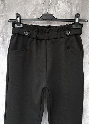 Женские трикотажные штаны на флисе, утепленные леггинсы, см.замеры9 фото