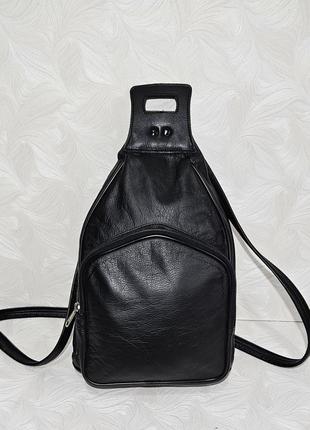 Кожаный рюкзак swiss bag