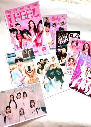 Постеры k-pop формат а5 а4 кей поп плакать фото blackpink stray kids j(i)-del