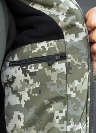 Куртка тактична військова піксель зимова унісекс чоловіча жіноча4 фото