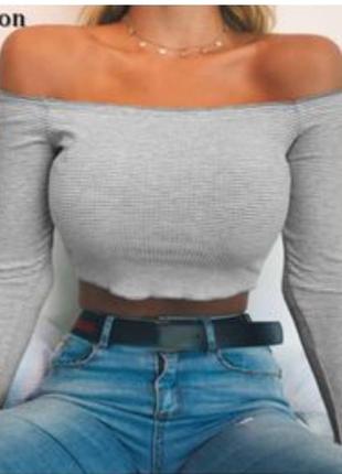 Джемпер водолазка кофта укорочена кофта