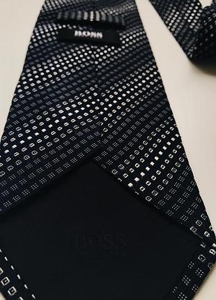 Мужской галстук винтаж шелк hugo boss 4