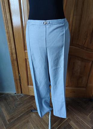 Штани біло- чорні "гусяча лапка" стрілки  батал