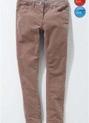 Узкие брюки next Минокровельвет 5, 6 лет