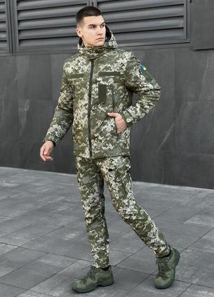 Куртка тактична військова піксель зимова унісекс чоловіча жіноча5 фото