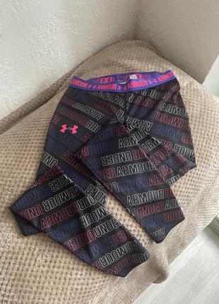 Лосины спортивные для девочки 11-12-13 лет under armour леггинсы для тренировок1 фото