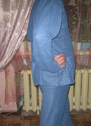 Пижама мужская  разные цвета на махре утепленная размер 48 (м)4 фото