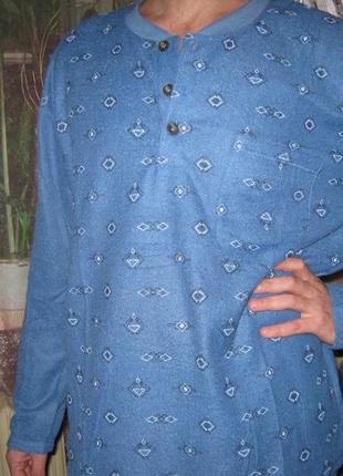 Пижама мужская  разные цвета на махре утепленная размер 48 (м)7 фото