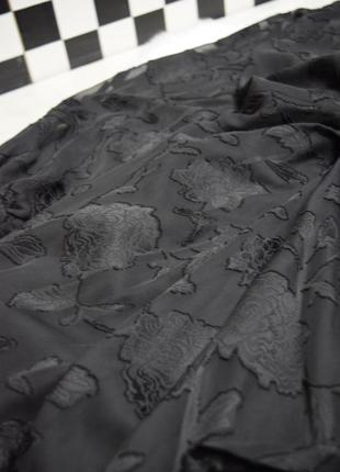 Платье черное нарядное платье нарядное цветочный принт велюр5 фото