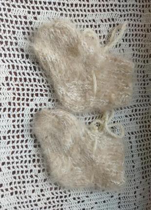 Носочки із собачої шерсті  з добавкою хлопкової нитки3 фото